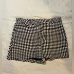Zara plaid skort